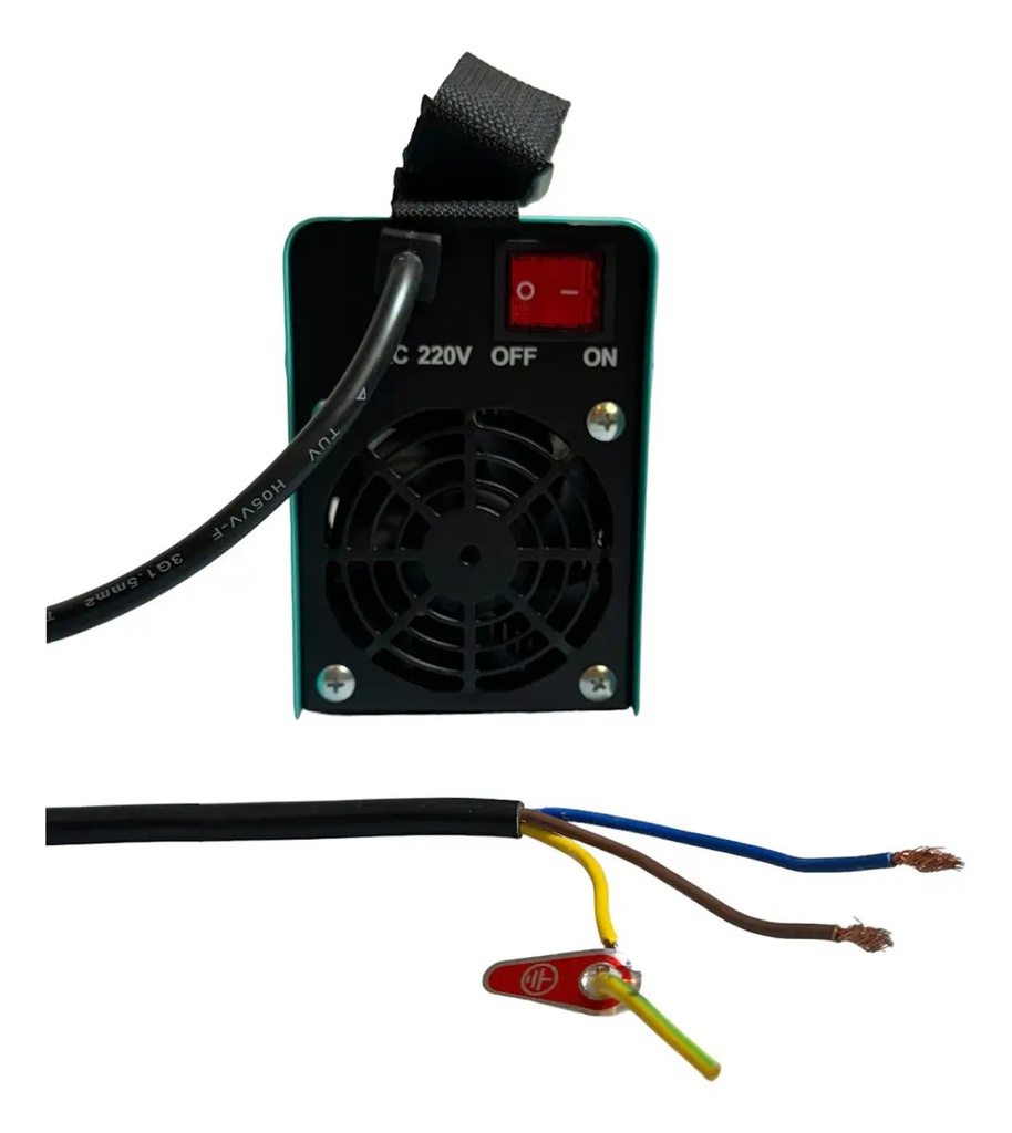 Soldadora Inverter Electrodo Mma 100 Amp Energy I1004220 Celeste