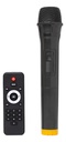 Parlante Harrison Kanji Tantor Micrófono Control Luces Led Negro