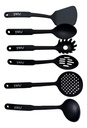 Set De Utensillos Cocina Suka 7 Piezas Negro