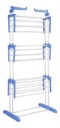 Tender Ropa Vertical Plegable Alas Reforzado 3 Niveles Color Blanco Más Que Sillas Blanco Azul