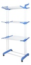 Tender Ropa Vertical Plegable Alas Reforzado 3 Niveles Color Blanco Más Que Sillas Blanco Azul