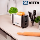 Tostadora Electrica 900w 2 Panes 6 Niveles Full - Vitta