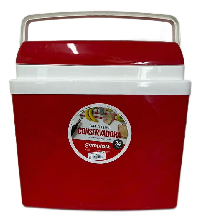 Heladera Conservadora Gemplast  Plástico Playa Camping 34l