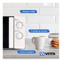 Microondas Vitta Mecanico 23l Vit-mw2xlx002 700w Blanco