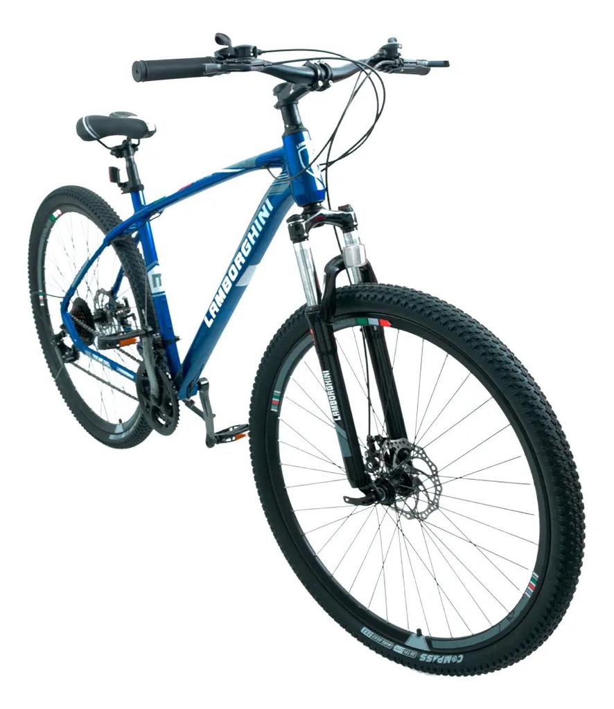 Bicicleta Lamborghini Shimano R29 M47l Minautoro Azul/negro Azul/negro M