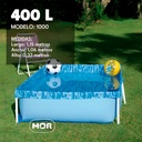 Pileta Estructural Rectangular Mor Con Capacidad De 400 Lts