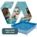 Pileta Estructural Rectangular Mor Con Capacidad De 400 Lts