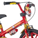 Bicicleta Infantil Nathor R16 Iron-man Canasto Rojo 16  