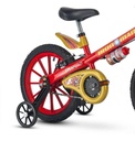 Bicicleta Infantil Nathor R16 Iron-man Canasto Rojo 16  