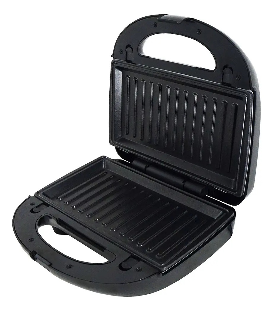Sandwichera 4 En 1 Kanji Home Kjh-sm750m3n1-03 Color Negro Plateado
