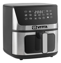 Freidora De Aire Vitta 8 Litros 1700w Digital Color Negro