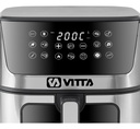 Freidora De Aire Vitta 8 Litros 1700w Digital Color Negro