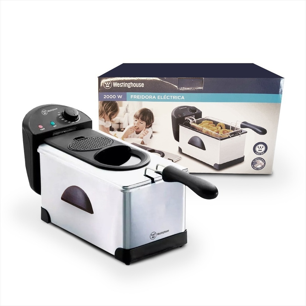 Freidora Eléctrica Westinghouse Wkdf805 3.5l Azul Acero 220v