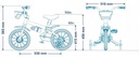 Bicicleta Infantil Aro 12 Mickey Nathor Color Rojo Rojo 12  
