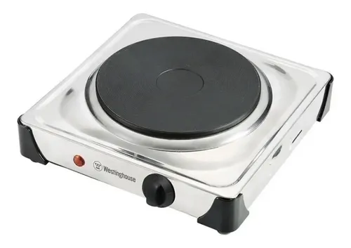 Anafe Eléctrico Westinghouse 1200w 1 Hornalla Wh-hp1200hss Plateado