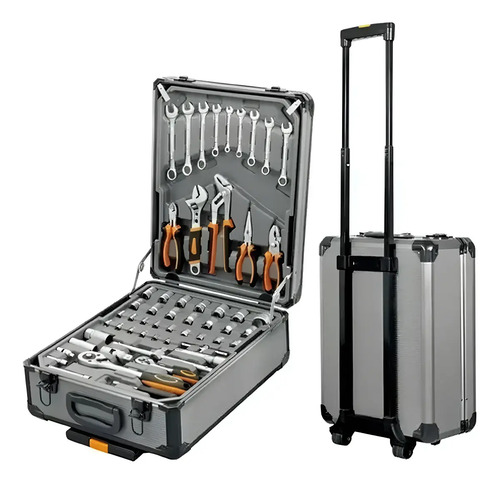 Maletín Portátil Set Herramientas Lusqtoff 245 Pz Juego Kit