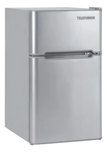 [5343] Heladera Con Freezer Telefunken 110l Gris + Accesorios Color Gris Oscuro