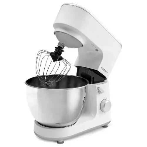Batidora Planetaria Peabody Bm102s 1000w 4lts 6 Vel Color Silver