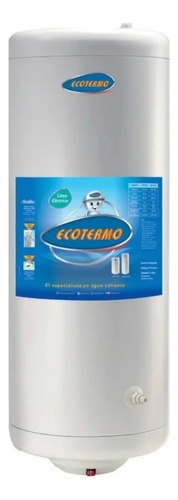 Termotanque Eléctrico Ecotermo 96l Conexión Inferior Blanco Anticorrosivo