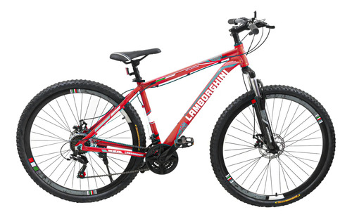 Bicicleta Mountain Bike R29 Lamborghini 21 C/shimano Rojo Rojo M