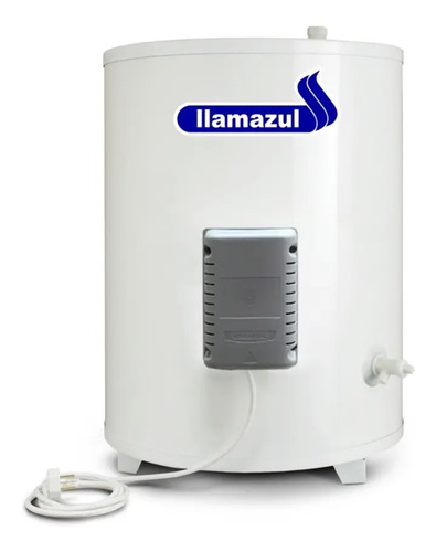 Termotanque Llamazul Eléctrico 90lts Blanco  220v Blanco