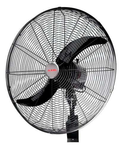[5681] Ventilador De Pared Axel Ax-par24 Aspas Metal Negro 24  90w - 60.96 Cm - Negro - Negro - Metal - 2