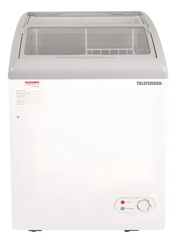 [5678] Freezer De Pozo Exhibidor Telefunken 150l Tfk-fpe150 Blanco