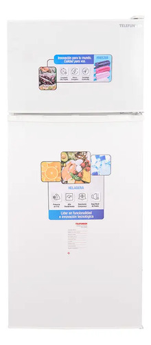 [5674] Heladera Con Freezer Telefunken Con Freezer Tfk-hd260 Blanca Blanco