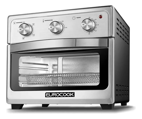 [6050] Horno Freidor Eurocook Ec-fo16 16l Inoxidable 1500w - 220v Plateado