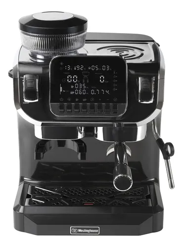 Cafetera Espresso Barista Westinghouse Digital Con Molinillo Negro