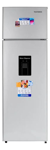 [6123] Telefunken Heladera Con Dispenser 300l Silver Tfk-hd300d Gris