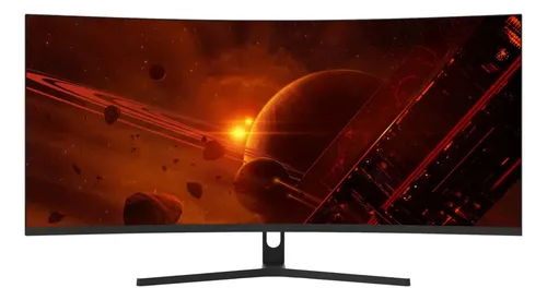 Monitor Gamer Curvo 34 Pulgadas Wqhd 165hz Kanji Serie Z Negro