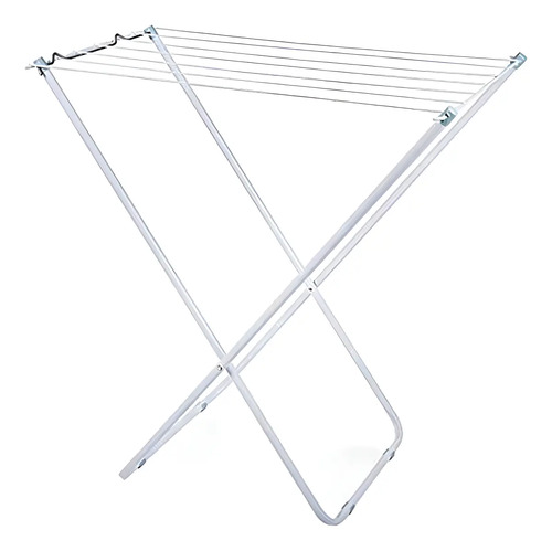 [2785] Tender Para Ropa Mor 6104 Plegable Acero Color Blanco