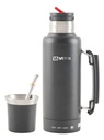 Termo Eléctrico Vitta 1 Litro 2 En 1 Mate Y Bombilla