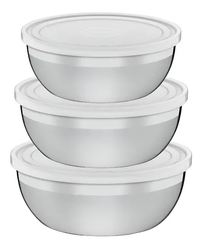 [6409] Juego De Tapper X3 Tramontina Freezinox De Acero Inox Color Acero Inoxidable