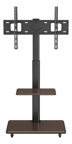 [6411] Mueble Con Soporte De Tv Kanji 32 A 60 Pulgadas Hasta 30kg Color Marrón
