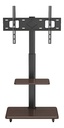 Mueble Con Soporte De Tv Kanji 32 A 60 Pulgadas Hasta 30kg Color Marrón