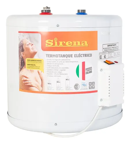 Termotanque Eléctrico Sirena Te40 Blanco 40l C Sup/infe