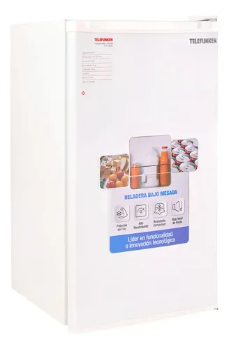 Heladera Bajo Mesada Telefunken 90 Litros Blanco Tfk-hb90
