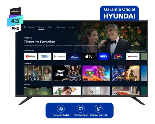 [6107] Smart Tv Hyundai 43 Fhd Hyled-43fhd7a