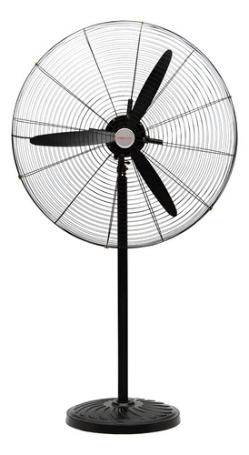 Ventilador Semi Industrial 24 Pulgadas 2en1 Pie Pared Kanji 60.96 Cm Negro Negro Metal 3