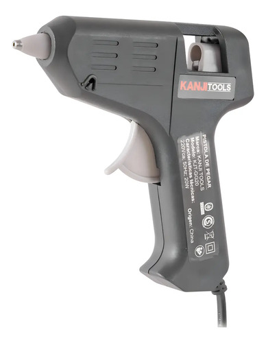 [6004] Pistola Encoladora 20w Kanji Tools 7mm Kjt-gg20 Color Negro Negro