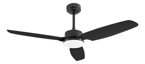 Ventilador De Techo Kanjihome Black 3 Aspas Fijas Kjh-cfwb001bk 1.32 M Negro