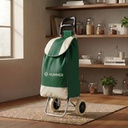Changuito De Compras Reforzado 35 L Plegable Mercado Y Hogar Verde