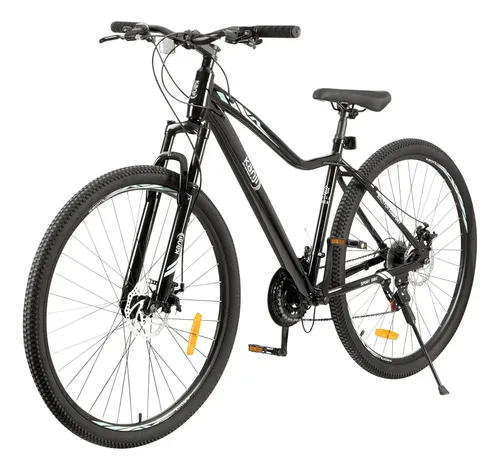 Bicicleta Rodado 29 Aluminio Mujer 21 Cambios Disco Kanji Negro 29