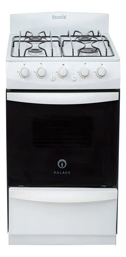 Cocina Escorial Palace Cristal Gas Envasado 51cm Blanco