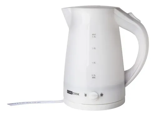 Pava Eléctrica Eurocook Ec-kep18mn 1.8l Función Mate Y Hervor Blanca Blanco