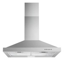 Campana Turena Piramidal 60 Cm  Led  Motor/turbo 220v Acero Inoxidable