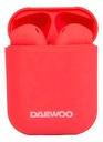 Auricular Inalámbrico Bluetooth 5.0 Tws Daewoo Prix Red Colo Rojo