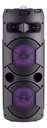 Parlante Torre Paradis Max 900w Con Bluetooth Luces Led Negro